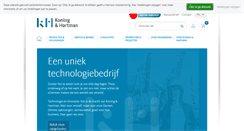 Desktop Screenshot of koningenhartman.nl
