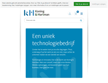 Tablet Screenshot of koningenhartman.nl
